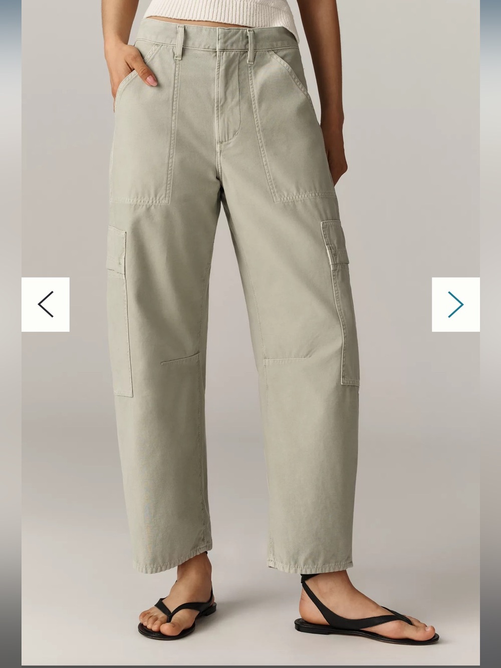 Citizens Of Humanity Barrel Marcelle Low Slung Cargo Pant - Picture 7 of 16